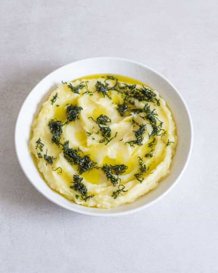 Garlic & Olive Oil Mashed Potatoes