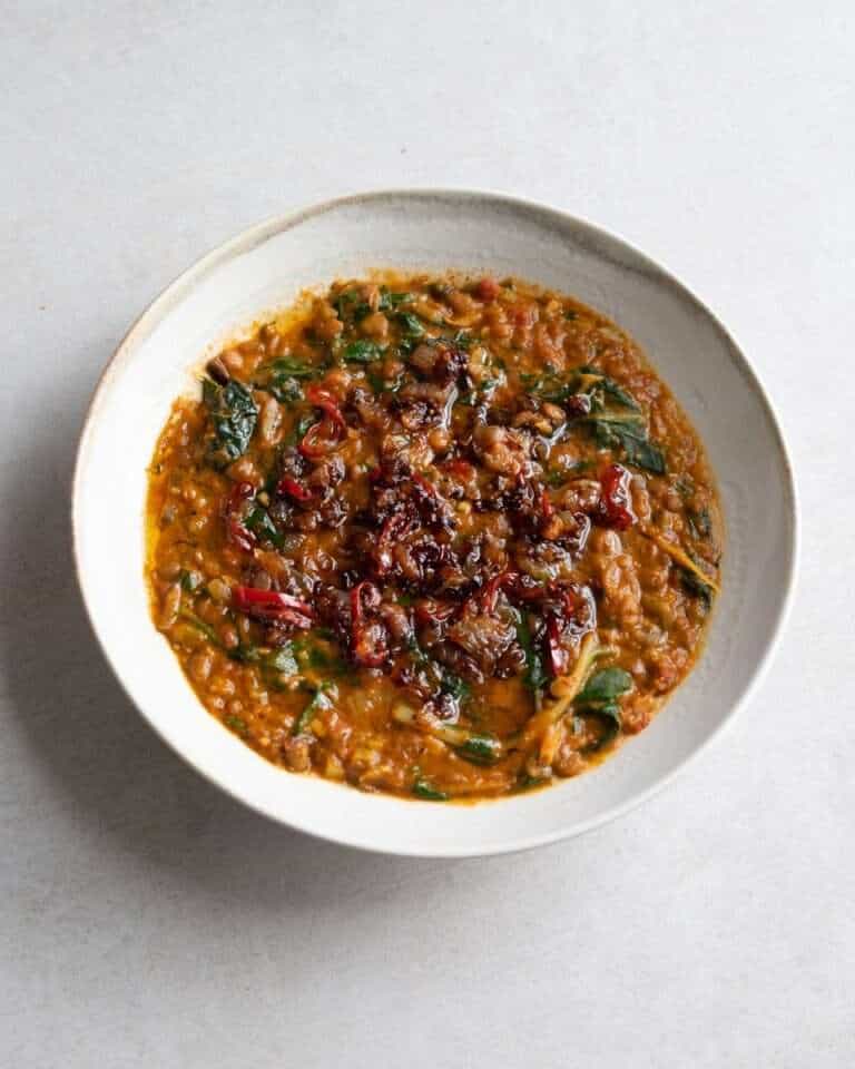 Green Lentil & Swiss Chard Daal