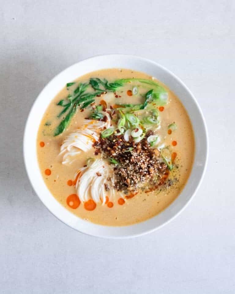 Tahini & Miso Cheat’s Ramen