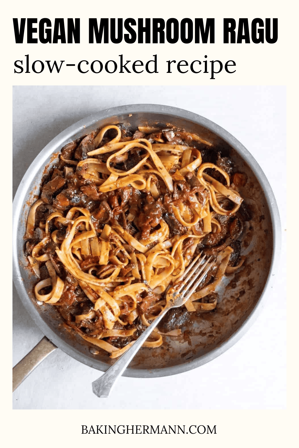 vegan ragu with mushroom