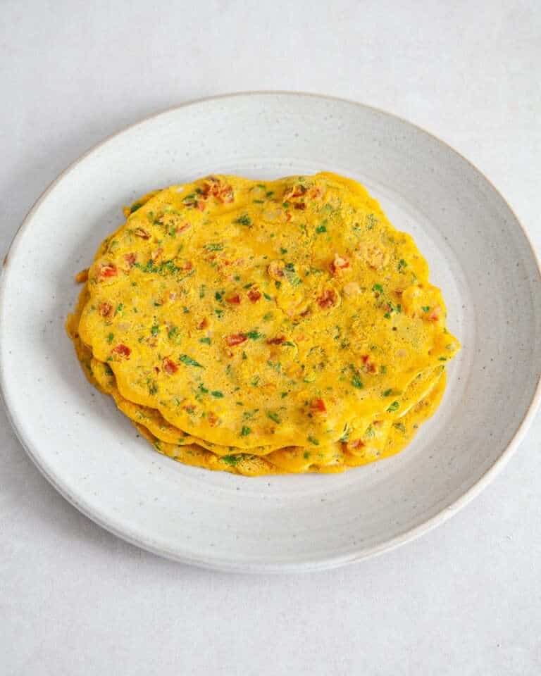 Besan Chilla (Indian Chickpea Pancake)