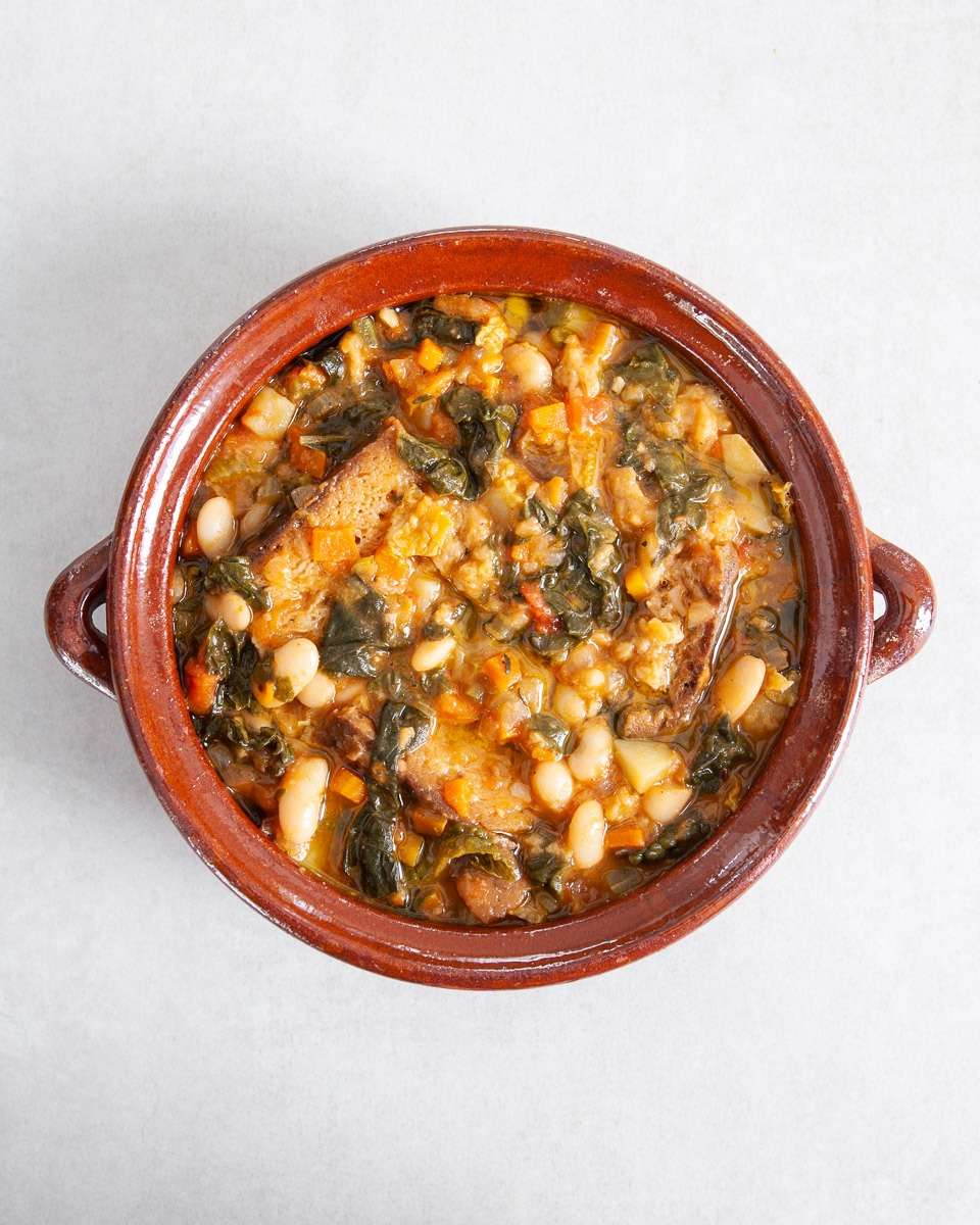 Ribollita (Tuscan Bean, Bread & Vegetable Stew)