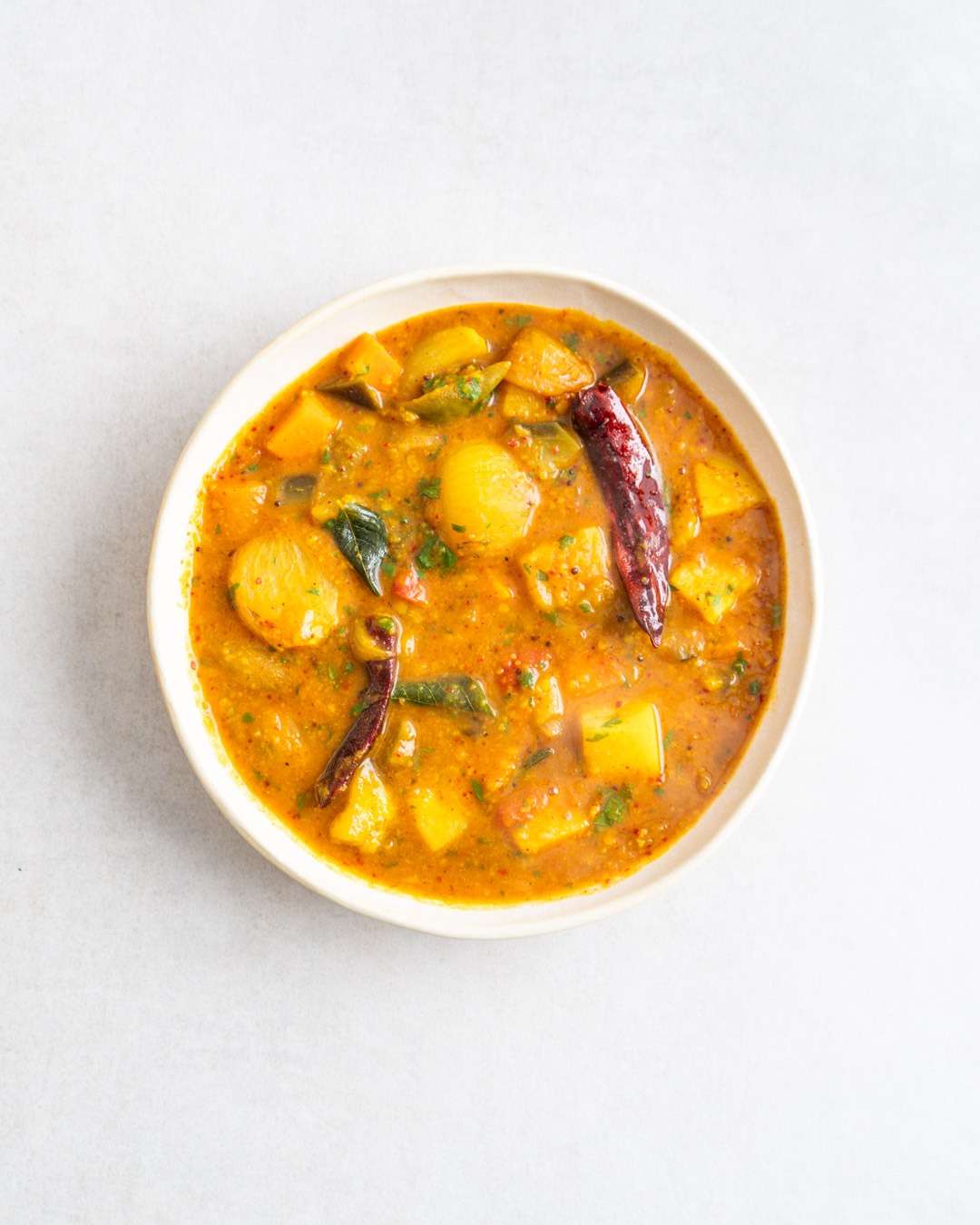 Sambar (South Indian Lentil & Veg Stew)