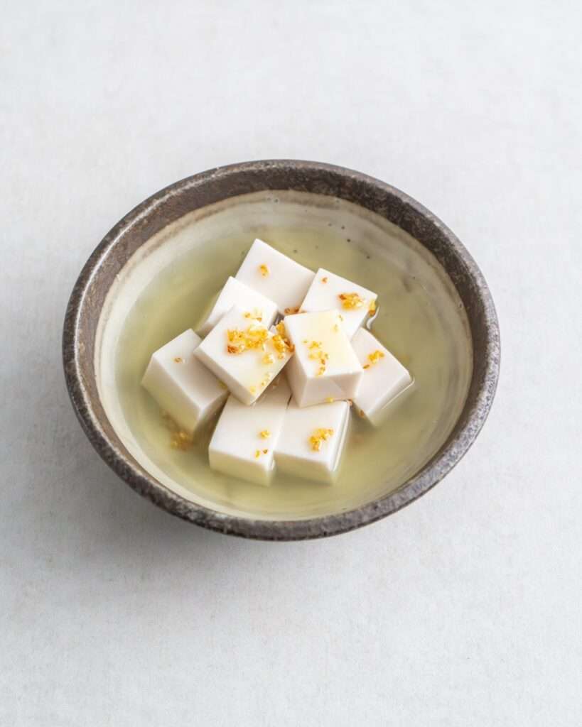 Picture of Xingren Doufu, a Chinese jelly-like dessert