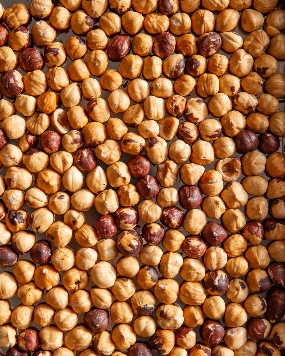 picture of roasted hazelnuts