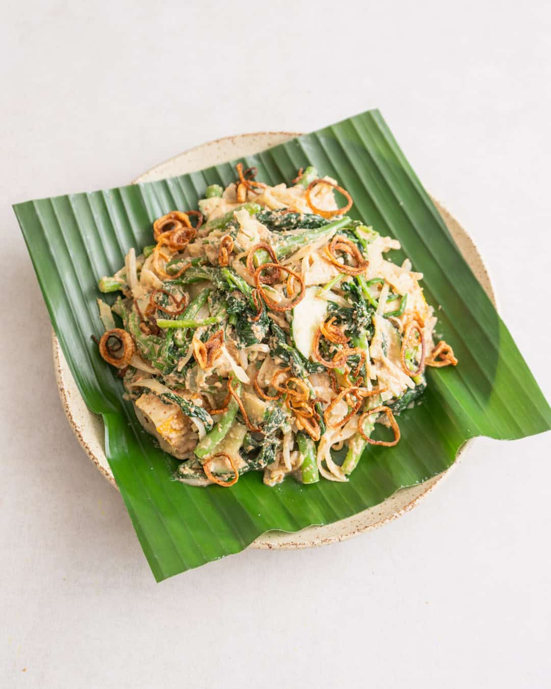 Lotek (Indonesian Vegetable & Tofu Salad with Peanut Dressing)