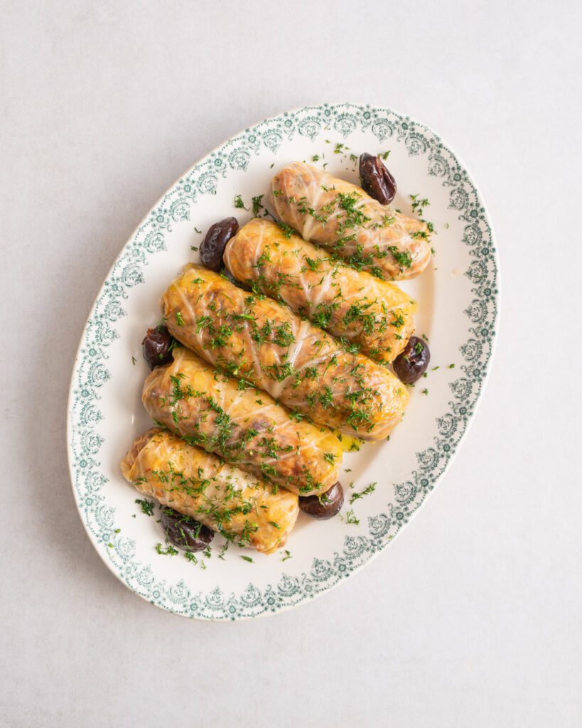 Pasuts Tolma (Armenian New Year’s Stuffed Cabbage Rolls)